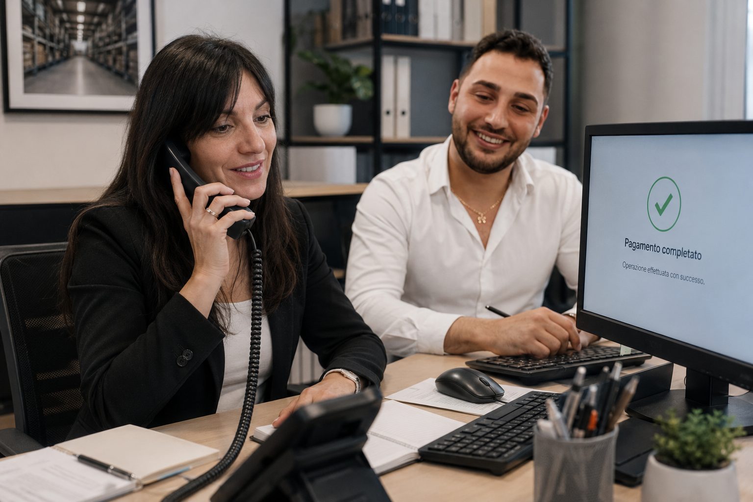 Conferma pagamento stock