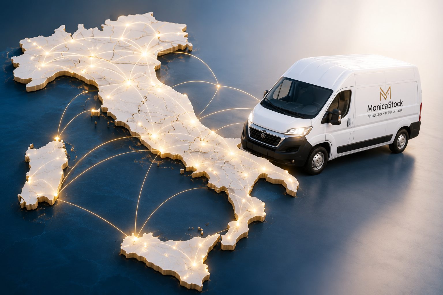 Ritiro stock in tutta Italia MonicaStock